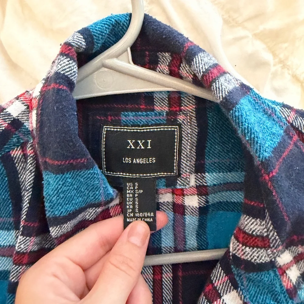 FOREVER 21 plaid shirt - Picture 6 of 11